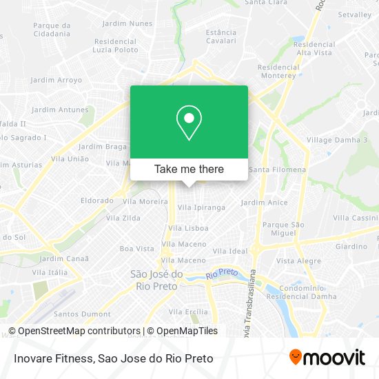 Inovare Fitness map