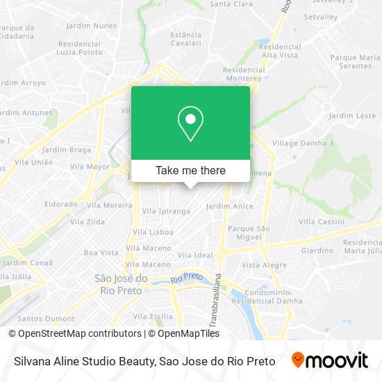 Silvana Aline Studio Beauty map