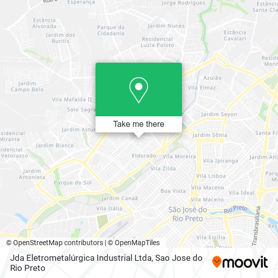 Jda Eletrometalúrgica Industrial Ltda map