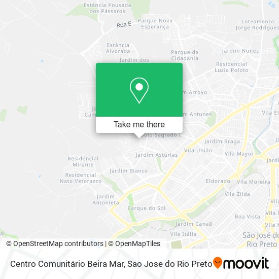 Centro Comunitário Beira Mar map