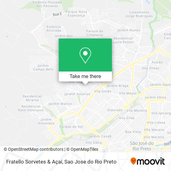 Fratello Sorvetes & Açaí map