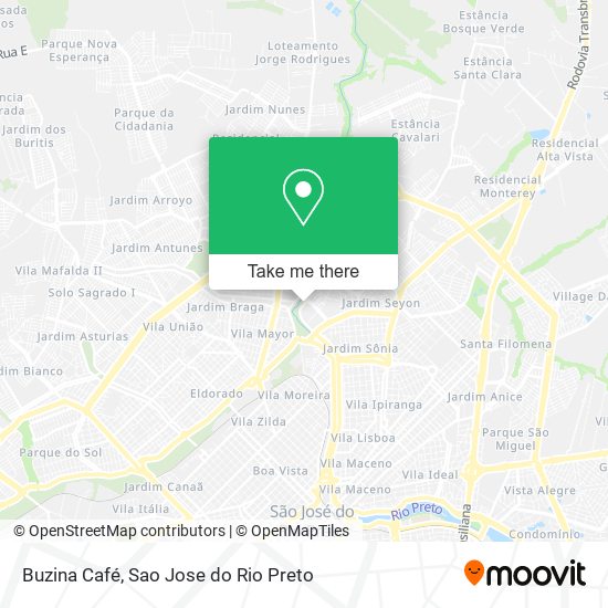 Buzina Café map