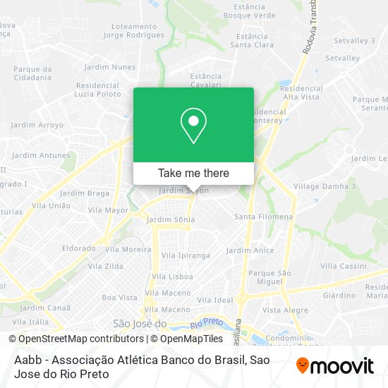 Aabb - Associação Atlética Banco do Brasil map