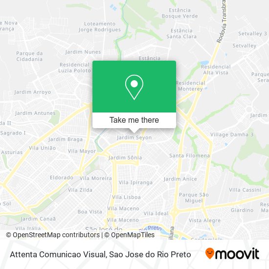 Attenta Comunicao Visual map