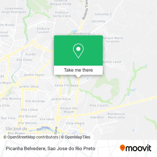 Picanha Belvedere map