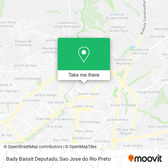 Bady Bassit Deputado map