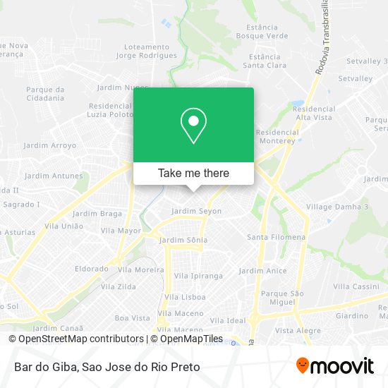 Mapa Bar do Giba