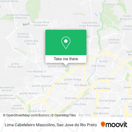 Lima Cabeleleiro Mascolino map