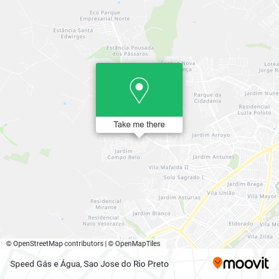 Speed Gás e Água map