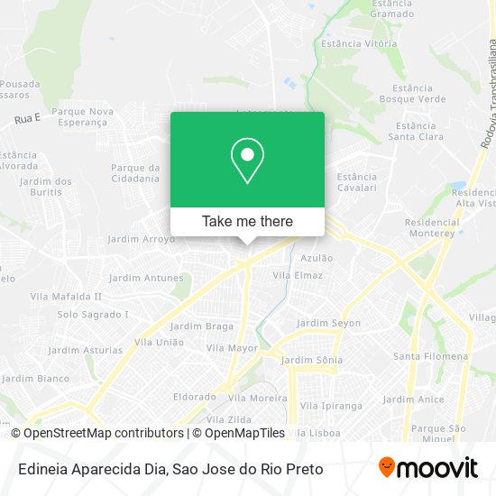 Mapa Edineia Aparecida Dia