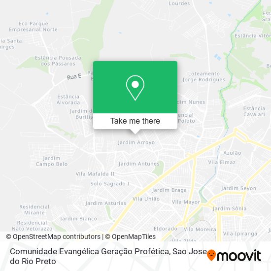 Comunidade Evangélica Geração Profética map