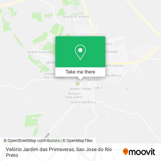 Velório Jardim das Primaveras map