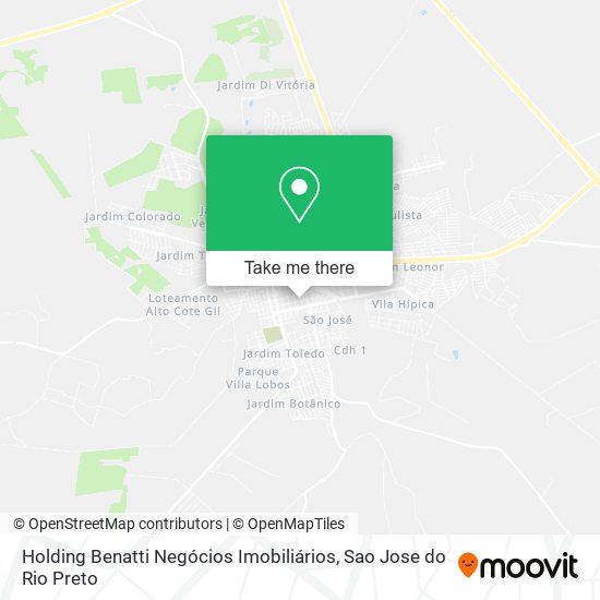 Holding Benatti Negócios Imobiliários map