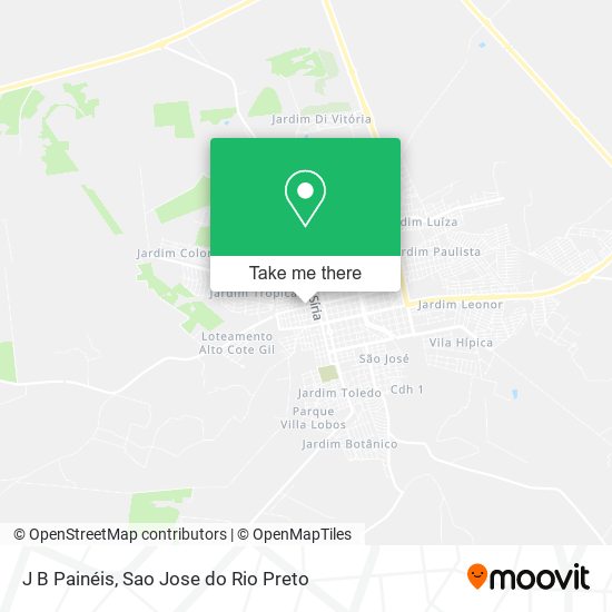 J B Painéis map