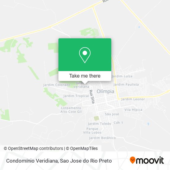 Condomínio Veridiana map