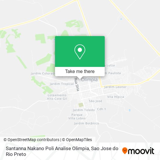 Santanna Nakano Poli Analise Olimpia map