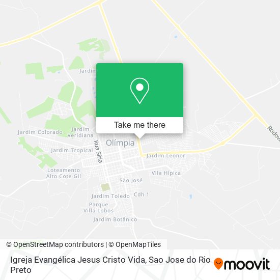 Igreja Evangélica Jesus Cristo Vida map