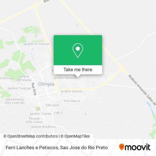 Ferri Lanches e Petiscos map