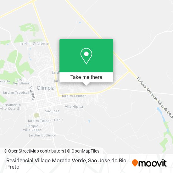 Mapa Residencial Village Morada Verde