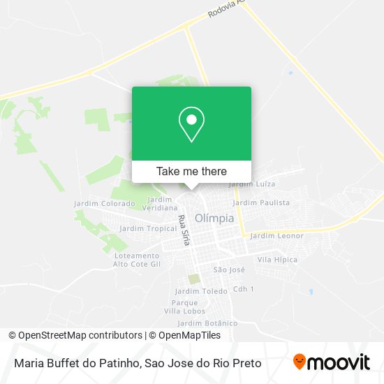 Maria Buffet do Patinho map
