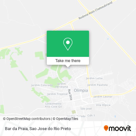 Bar da Praia map