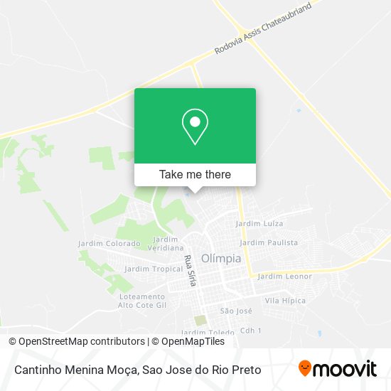 Cantinho Menina Moça map