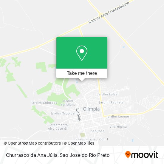 Churrasco da Ana Júlia map