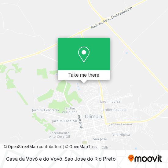 Casa da Vovó e do Vovô map