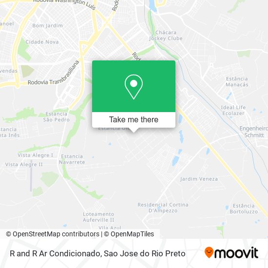 R and R Ar Condicionado map