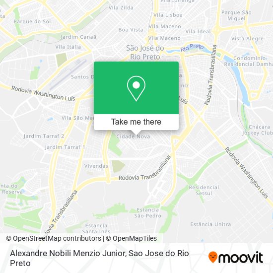 Alexandre Nobili Menzio Junior map