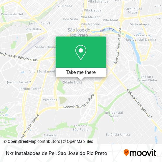 Mapa Nxr Instalacoes de Pel