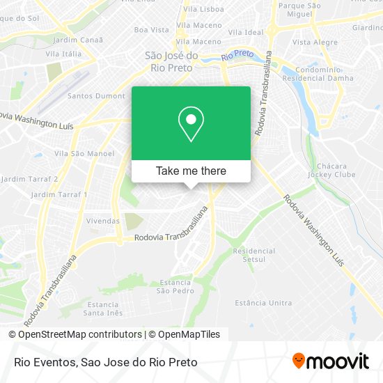 Rio Eventos map