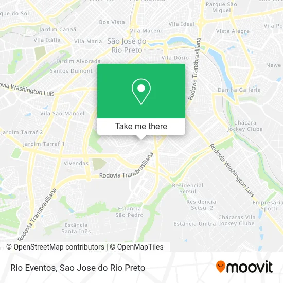 Rio Eventos map