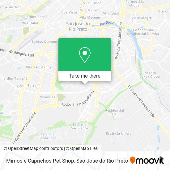 Mimos e Caprichos Pet Shop map