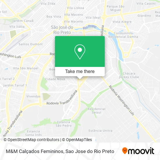 M&M Calçados Femininos map