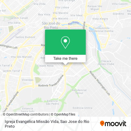 Igreja Evangélica Missão Vida map