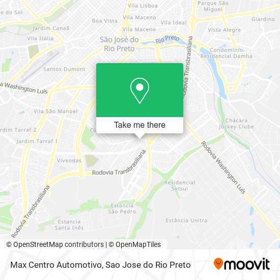 Mapa Max Centro Automotivo