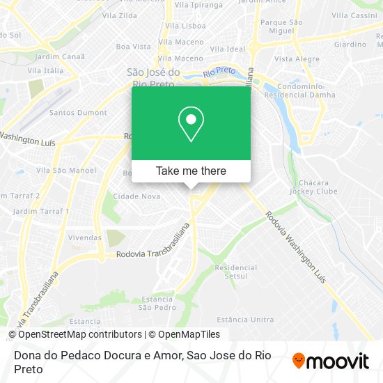 Dona do Pedaco Docura e Amor map