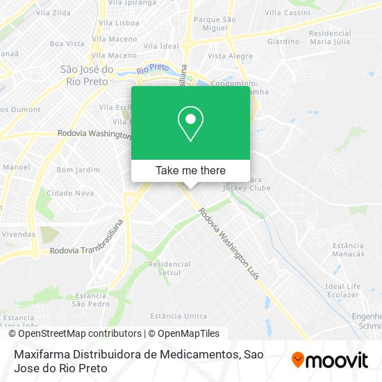 Maxifarma Distribuidora de Medicamentos map