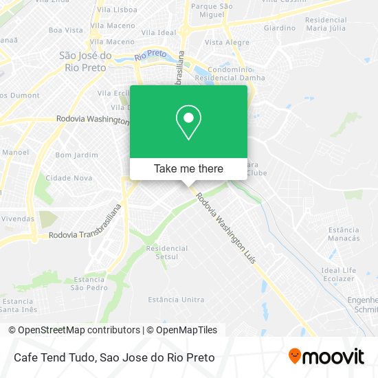Cafe Tend Tudo map