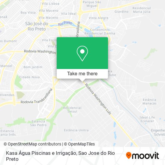 Kasa Água Piscinas e Irrigação map
