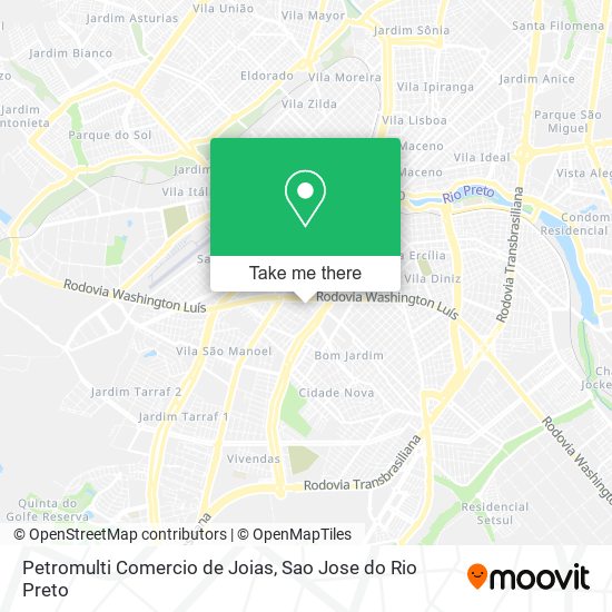 Petromulti Comercio de Joias map