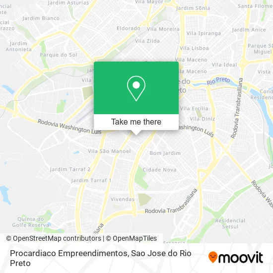 Procardiaco Empreendimentos map