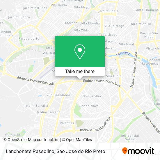 Lanchonete Passolino map