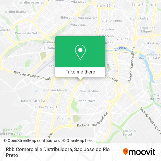 Rbb Comercial e Distribuidora map
