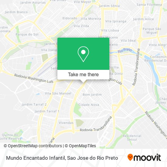 Mundo Encantado Infantil map