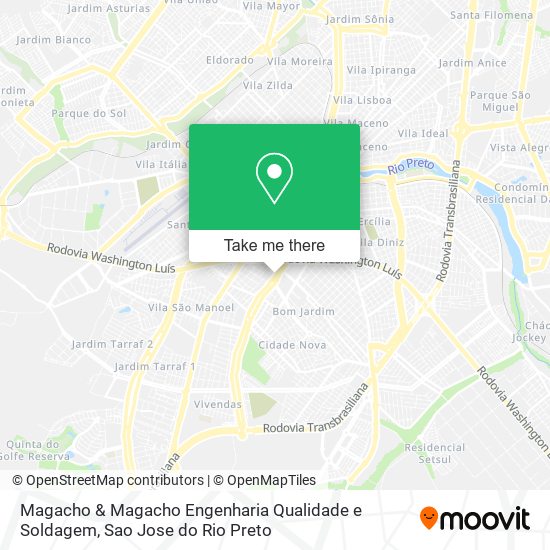 Magacho & Magacho Engenharia Qualidade e Soldagem map