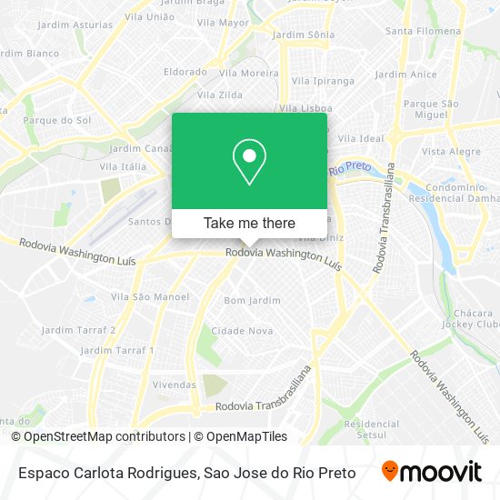 Espaco Carlota Rodrigues map