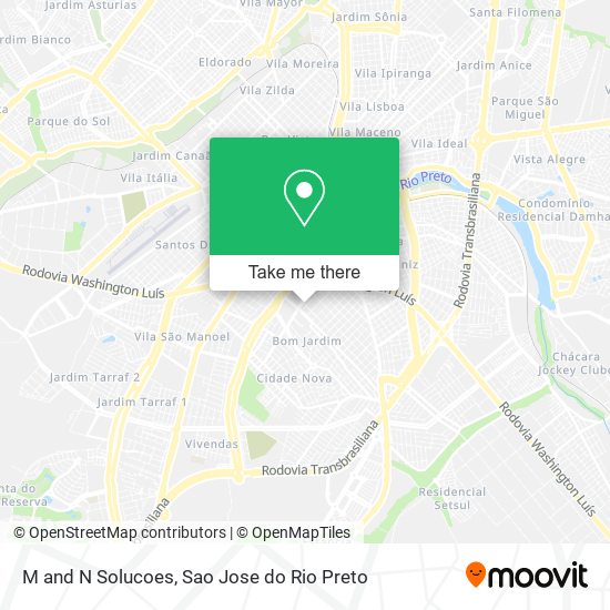M and N Solucoes map