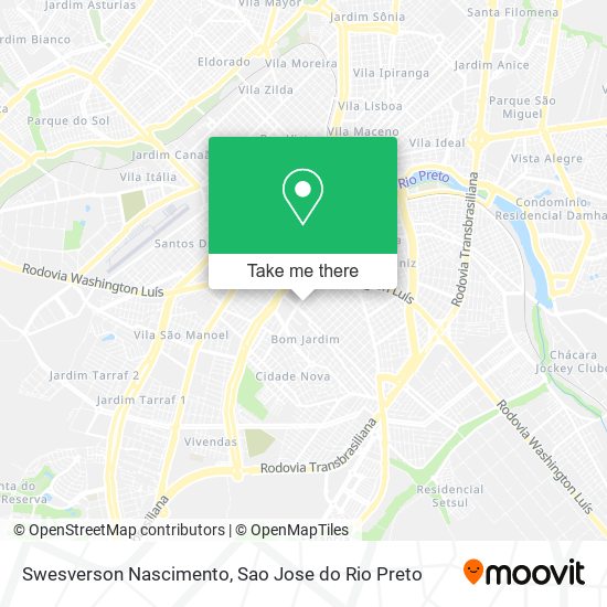 Swesverson Nascimento map